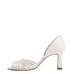 Peep Toe Couro Off White - imagem 4
