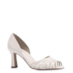 Peep Toe Couro Off White - imagem 1