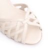 Peep Toe Couro Off White - imagem 6