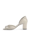 Peep Toe Couro Off White - imagem 5