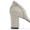 Peep Toe Couro Off White - imagem 8