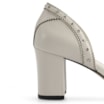 Peep Toe Couro Off White - imagem 8