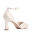 Peep Toe Couro Off White/Alt Dourado - imagem 3