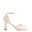 Peep Toe Couro Off White/Alt Dourado - imagem 2