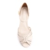 Peep Toe Couro Off White/Alt Dourado - imagem 5