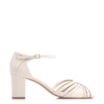 Peep Toe Couro Off White/Alt Dourado - imagem 2