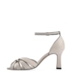 Peep Toe Couro Off White/Alt Preto - imagem 4