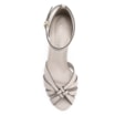 Peep Toe Couro Off White/Alt Preto - imagem 5