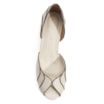 Peep Toe Couro Off White/Alt Preto - imagem 6