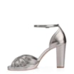 Peep Toe Couro Prata - imagem 4