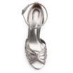 Peep Toe Couro Prata - imagem 5