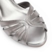 Peep Toe Couro Prata - imagem 6