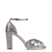Peep Toe Couro Prata - imagem 2