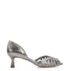 Peep Toe Couro Prata - imagem 3