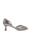 Peep Toe Couro Prata - imagem 3