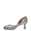 Peep Toe Couro Prata - imagem 5