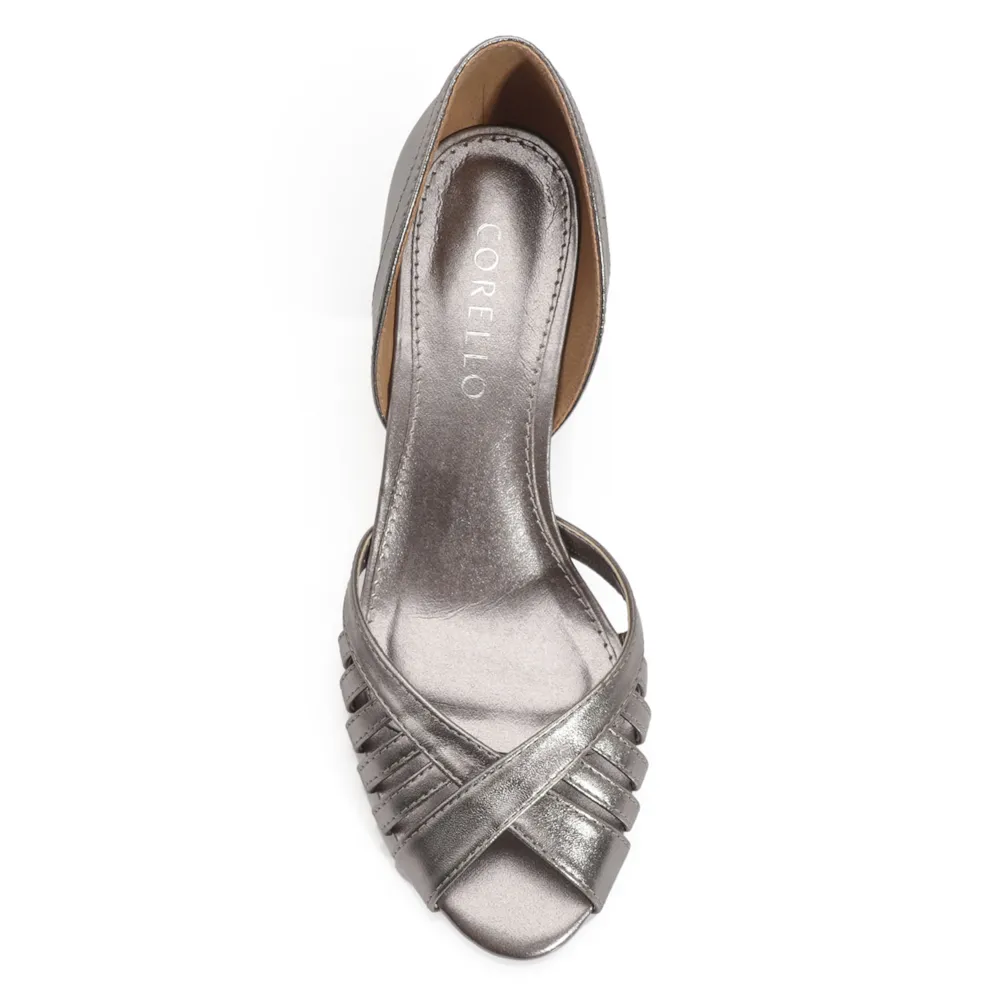 Peep Toe Couro Prata - imagem 6