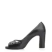 Peep Toe Couro Preto - imagem 4