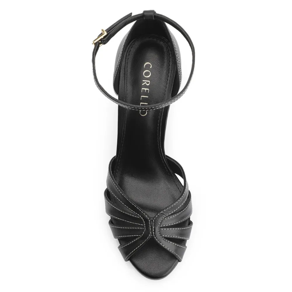 Peep Toe Couro Preto - imagem 5