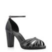 Peep Toe Couro Preto - imagem 1
