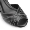 Peep Toe Couro Preto - imagem 6