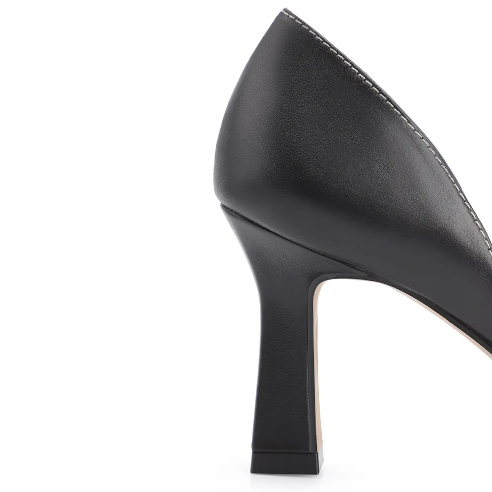 Peep Toe Couro Preto - imagem 7