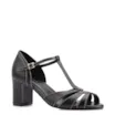 Peep Toe Couro Preto - imagem 1