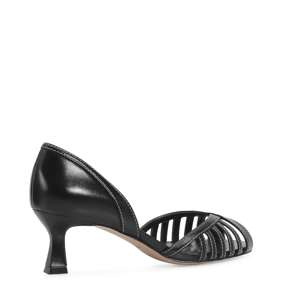 Peep Toe Couro Preto - imagem 3