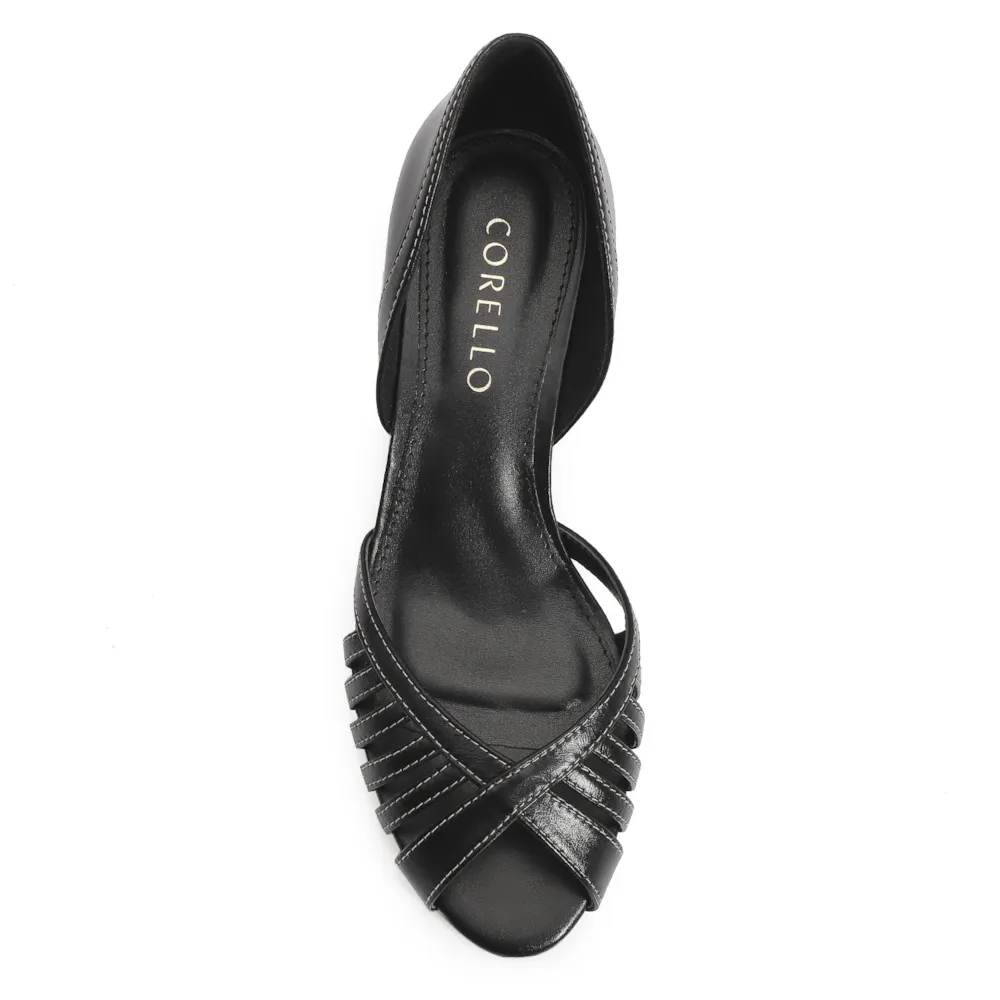 Peep Toe Couro Preto - imagem 5