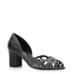 Peep Toe Couro Preto - imagem 1