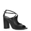Peep Toe Couro Preto - imagem 1