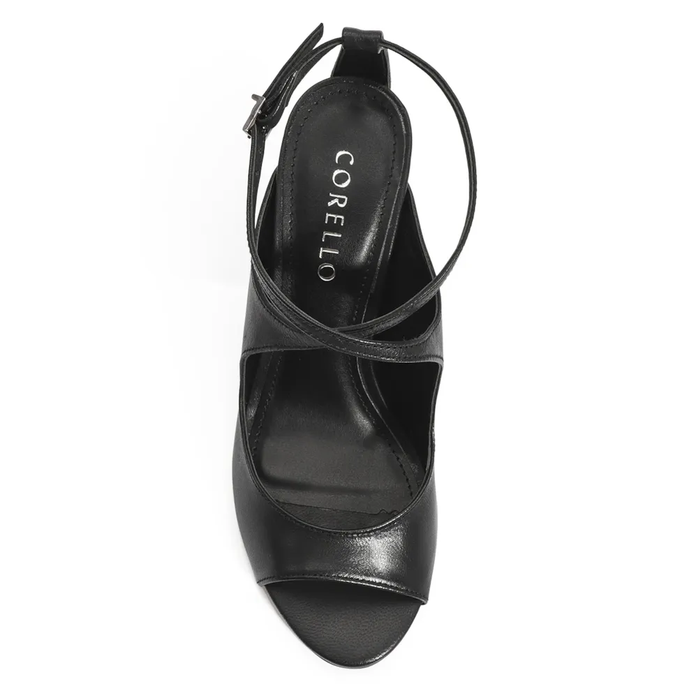 Peep Toe Couro Preto - imagem 6