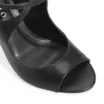 Peep Toe Couro Preto - imagem 7
