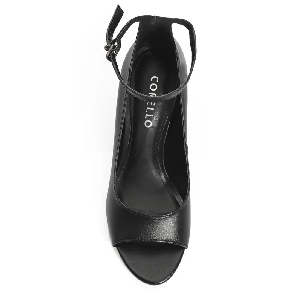 Peep Toe Couro Preto - imagem 6