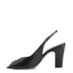 Peep Toe Couro Preto - imagem 5