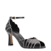 Peep Toe Couro Preto/Alt Off White - imagem 1