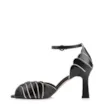Peep Toe Couro Preto/Alt Off White - imagem 4