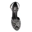 Peep Toe Couro Preto/Alt Off White - imagem 5