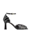 Peep Toe Couro Preto/Alt Off White - imagem 2