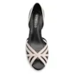 Peep Toe Couro Preto/Off White - imagem 5