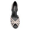 Peep Toe Couro Preto/Off White - imagem 5
