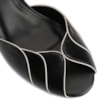 Peep Toe Couro Preto/Off White - imagem 6