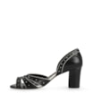 Peep Toe Couro Preto/Off White - imagem 5