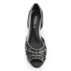 Peep Toe Couro Preto/Off White - imagem 6