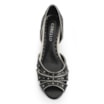 Peep Toe Couro Preto/Off White - imagem 6