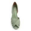 Peep Toe Couro Verde - imagem 5