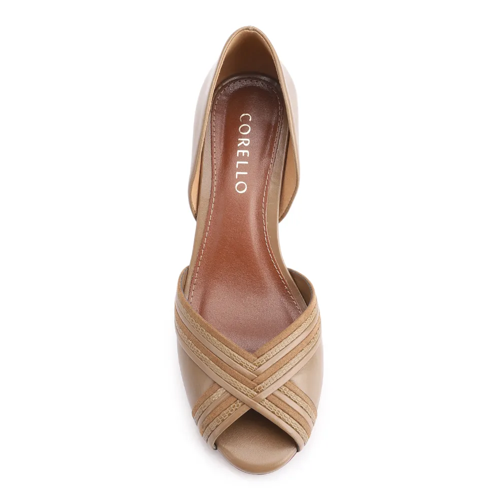 Peep Toe Couro Verde/Alt Lezard Verde/Couro Nobuck Verde - imagem 6