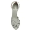 Peep Toe Couro Verde/Alt Off White - imagem 5
