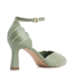 Peep Toe Couro Verde/Alt Off White - imagem 3