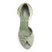Peep Toe Couro Verde/Alt Off White - imagem 5